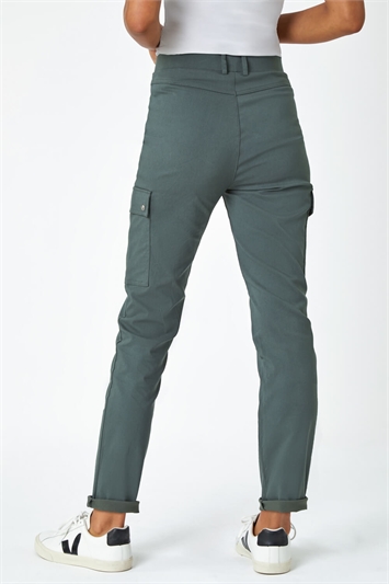 Turn Up Stretch Cargo Trousers 18050940