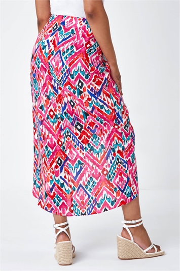 Petite Aztec Wrap Around Skirt 17036872