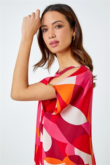 Abstract Print Overlay Top 20128772