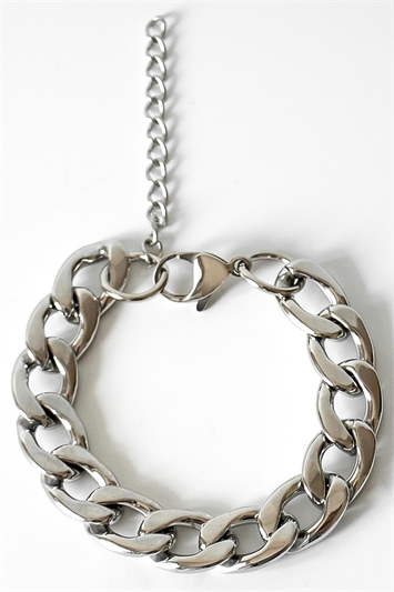 Metallic Curb Chain Bracelet