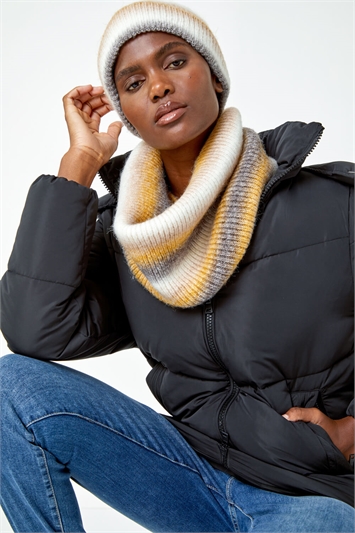 Multi Ombre Knitted Snood