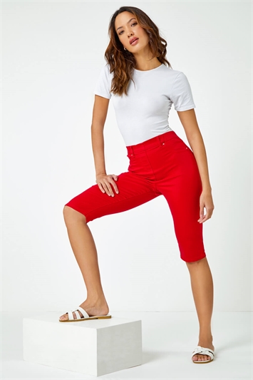 Cambridge Tailored Wide Leg Pant Red  Womens Trousers  Saint  Sofia UK