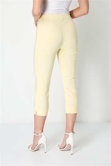 Lemon Cropped Stretch Trouser, Image 3 of 5