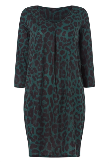 Animal Leopard Print Slouch Dress