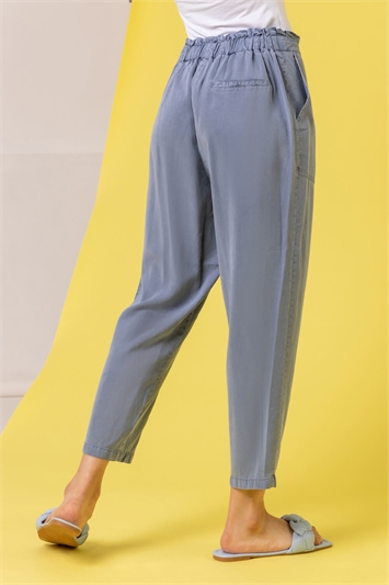 Grey Frill Detail Panel Trousers, Image 2 of 4