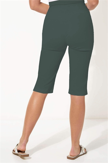 Forest Knee Length Stretch Shorts, Image 2 of 4