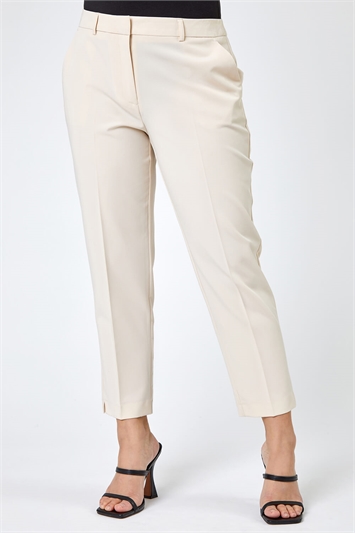 Natural Petite Smart Tapered Trouser, Image 1 of 5