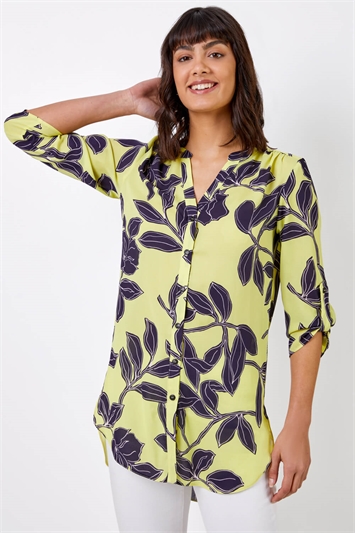 Linear Floral Button Through Tunic Blouseand this?