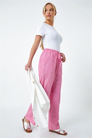 PALAZZO TROUSERS WOMENS WIDE LEG BAGGY FLARED PLUS SIZE LADIES PANTS 12-30  | eBay