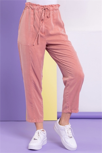 Rose Frill Detail Panel Trousers