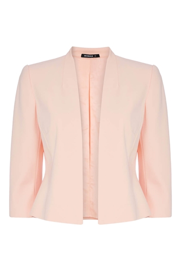 Light Pink 3/4 Sleeve Rochette Jacket, Image 5 of 5