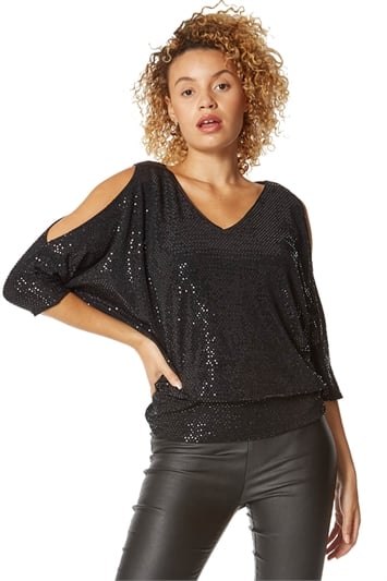 roman sequin tops