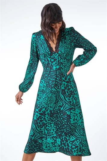 Animal Print Midi & Maxi Dress | Leopard Print | Roman UK