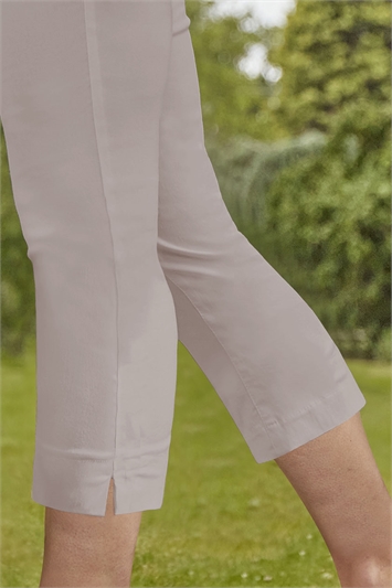 Stone Cropped Stretch Trouser, Image 3 of 4