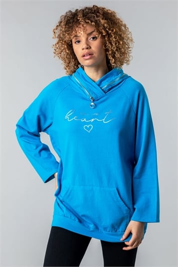 Dark turquoise hoodie Clearance