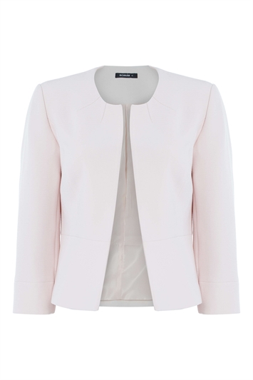 Light Pink Tailored Jacquard Jacket, Image 5 of 5