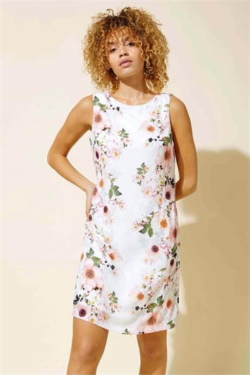 Floral Print Shift Dressand this?
