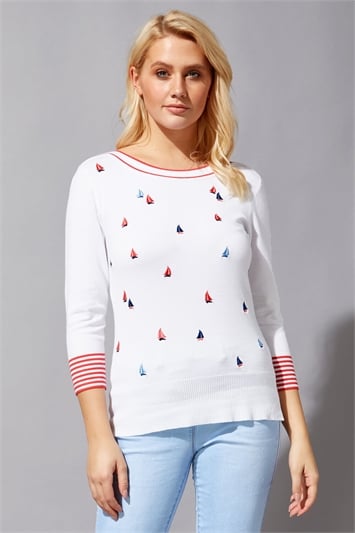 Boat Embroidered Jumperand this?