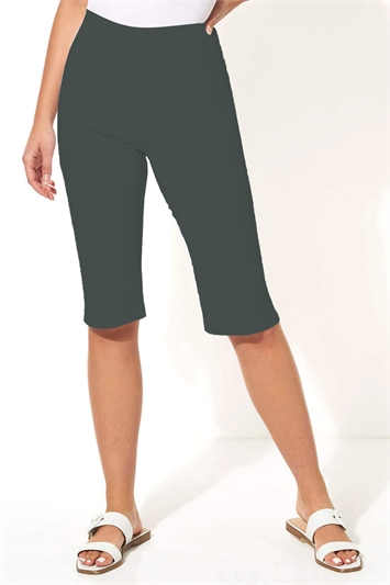 Forest Knee Length Stretch Shorts, Image 1 of 4