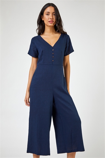 Linen Wide Leg Jumpsuit and this?