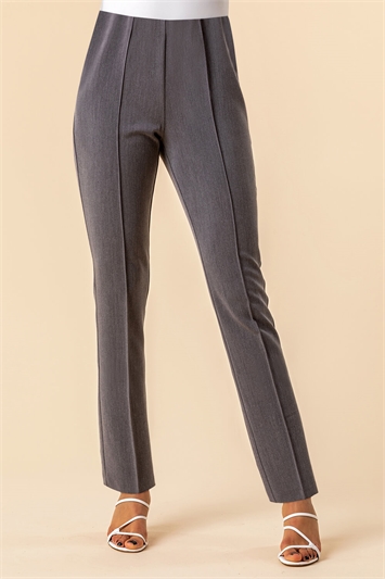 Grey Soft Jersey Tapered Trouser 