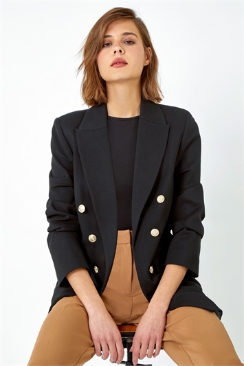 Ladies Autumn Winter Business Formal Jacket Plain Outwear Coat | Fruugo ES