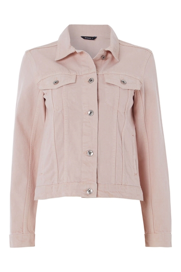 Light Pink Denim Jacket, Image 4 of 4