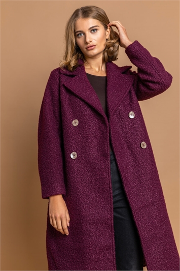 Longline Boucle Textured Coatand this?