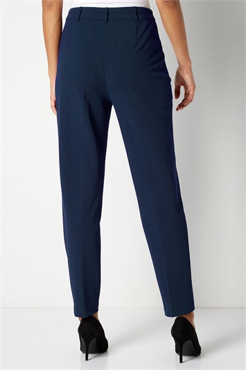 Teal Straight Leg Stretch Trouser, Image 2 of 4