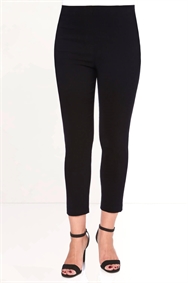 Black 3/4 Length Stretch Trouser