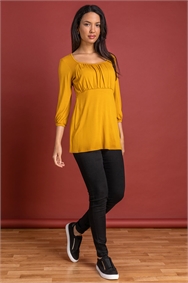 Amber Gathered Front Detail Top