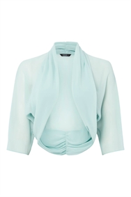 mint green bolero