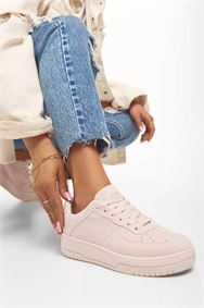 Pink Sporty Lace Up Trainer