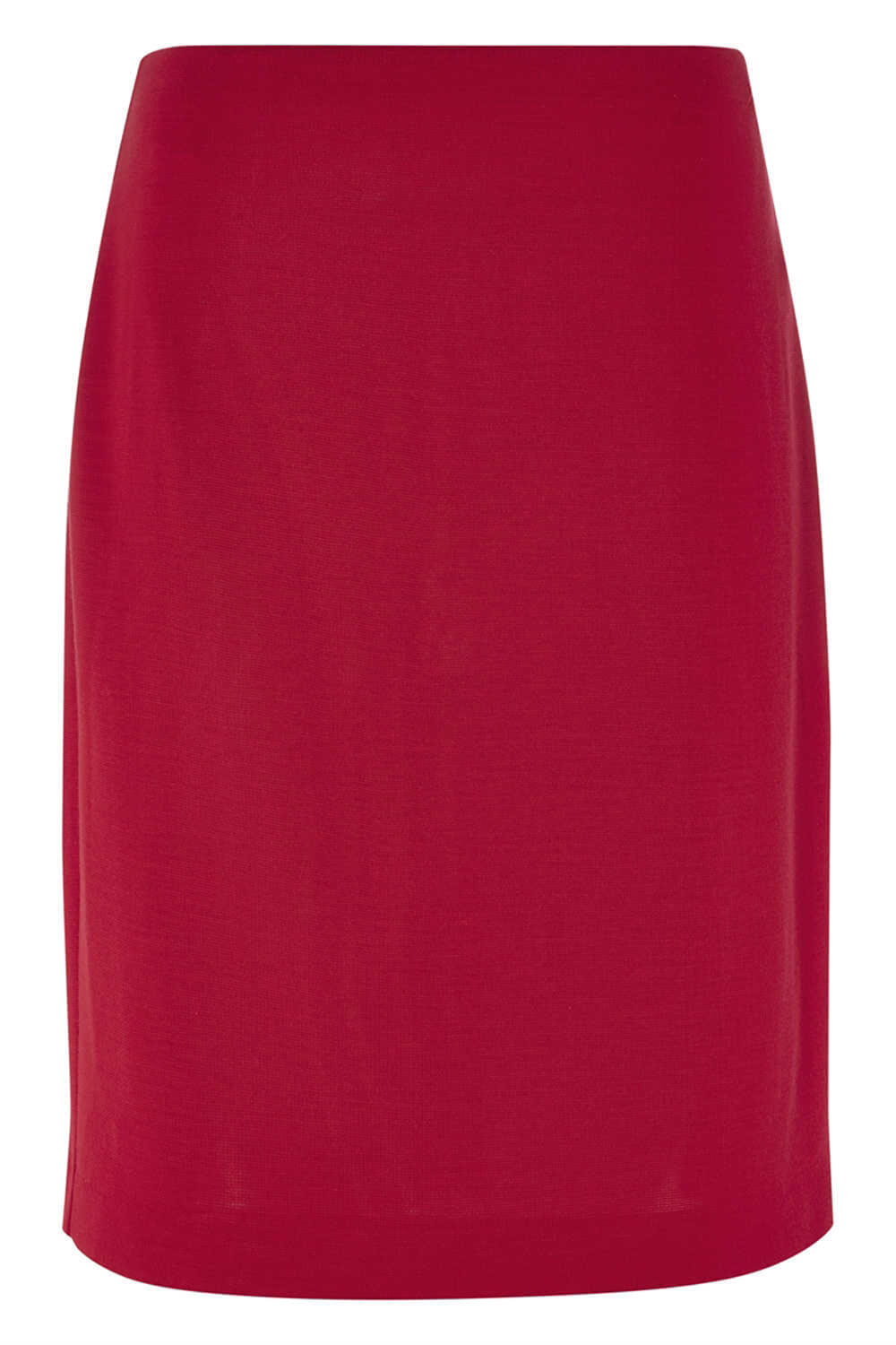 Red Ponte Straight Skirt, Image 4 of 4