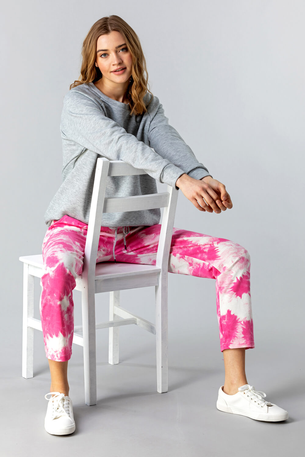 PINK Tie Dye Lounge Joggers, Image 4 of 4