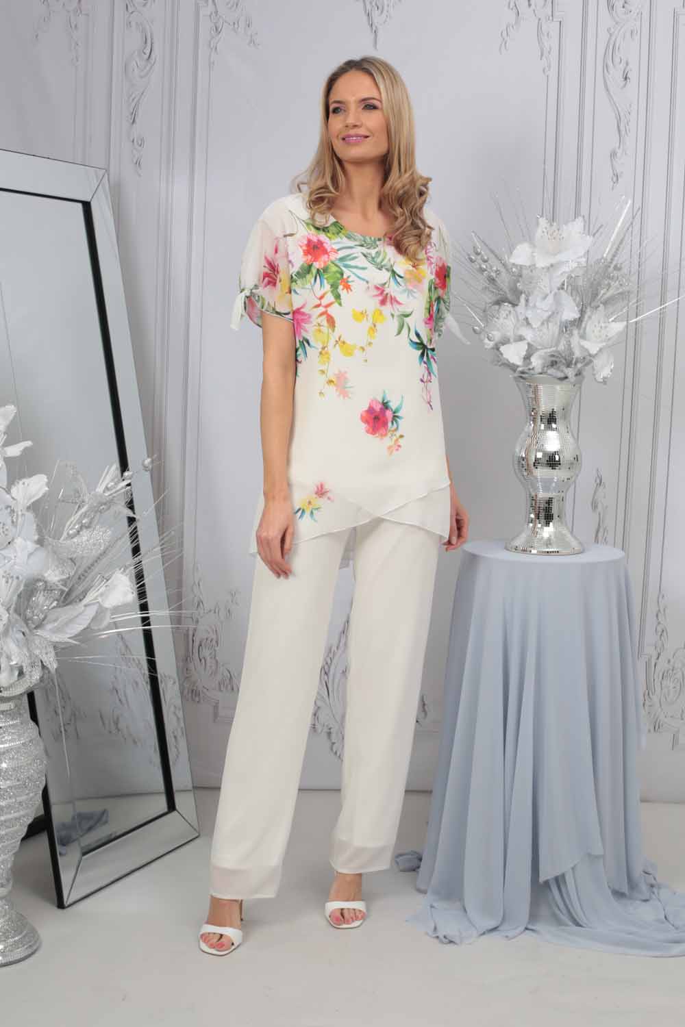 JENNY FLORAL EMBROIDERED TAILORED SUIT TROUSERS – Arelia's Dream
