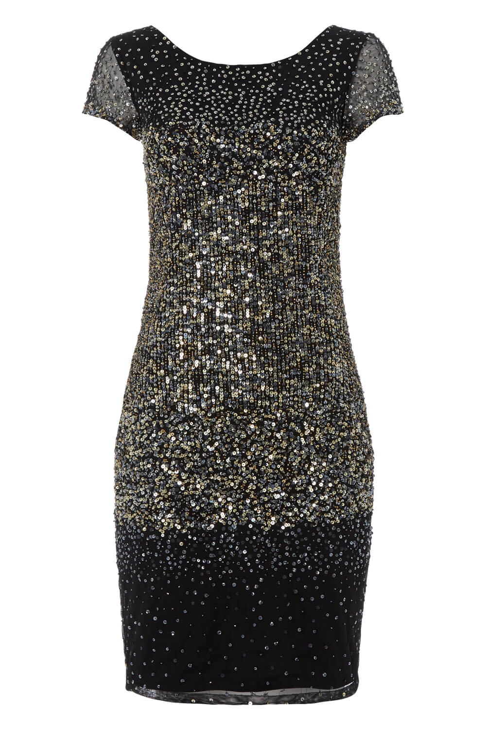 PEWTER Ombre Sequin Dress, Image 4 of 4