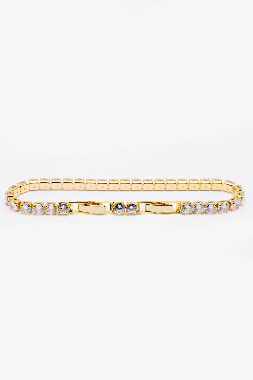 Gold Diamante Tennis Bracelet, Image 4 of 5