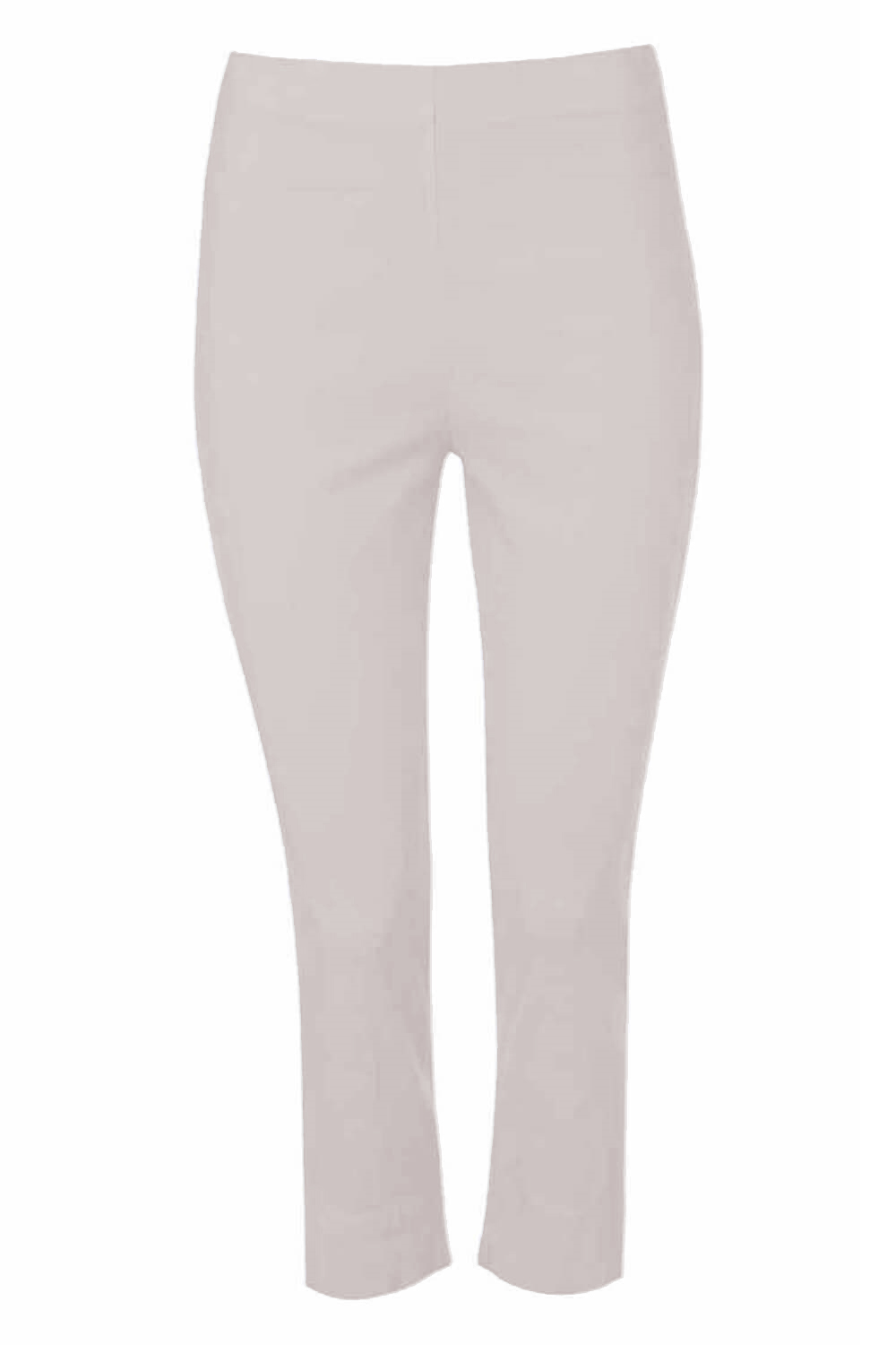 Beige Cropped Stretch Trouser, Image 4 of 7