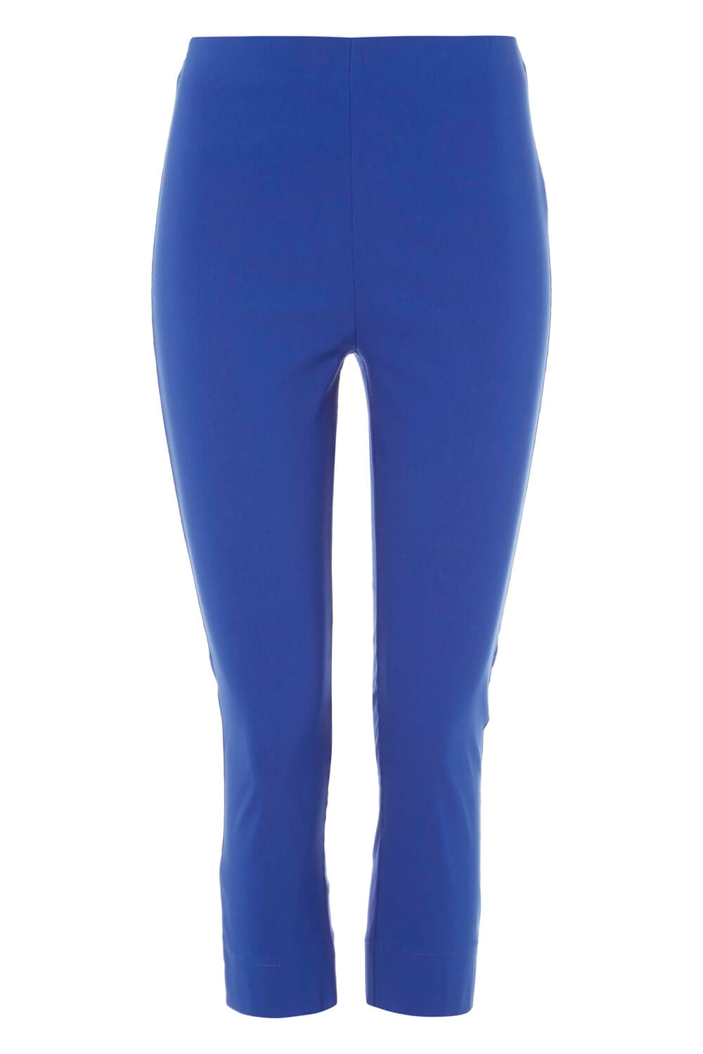 Royal Blue Cropped Stretch Trouser, Image 3 of 3