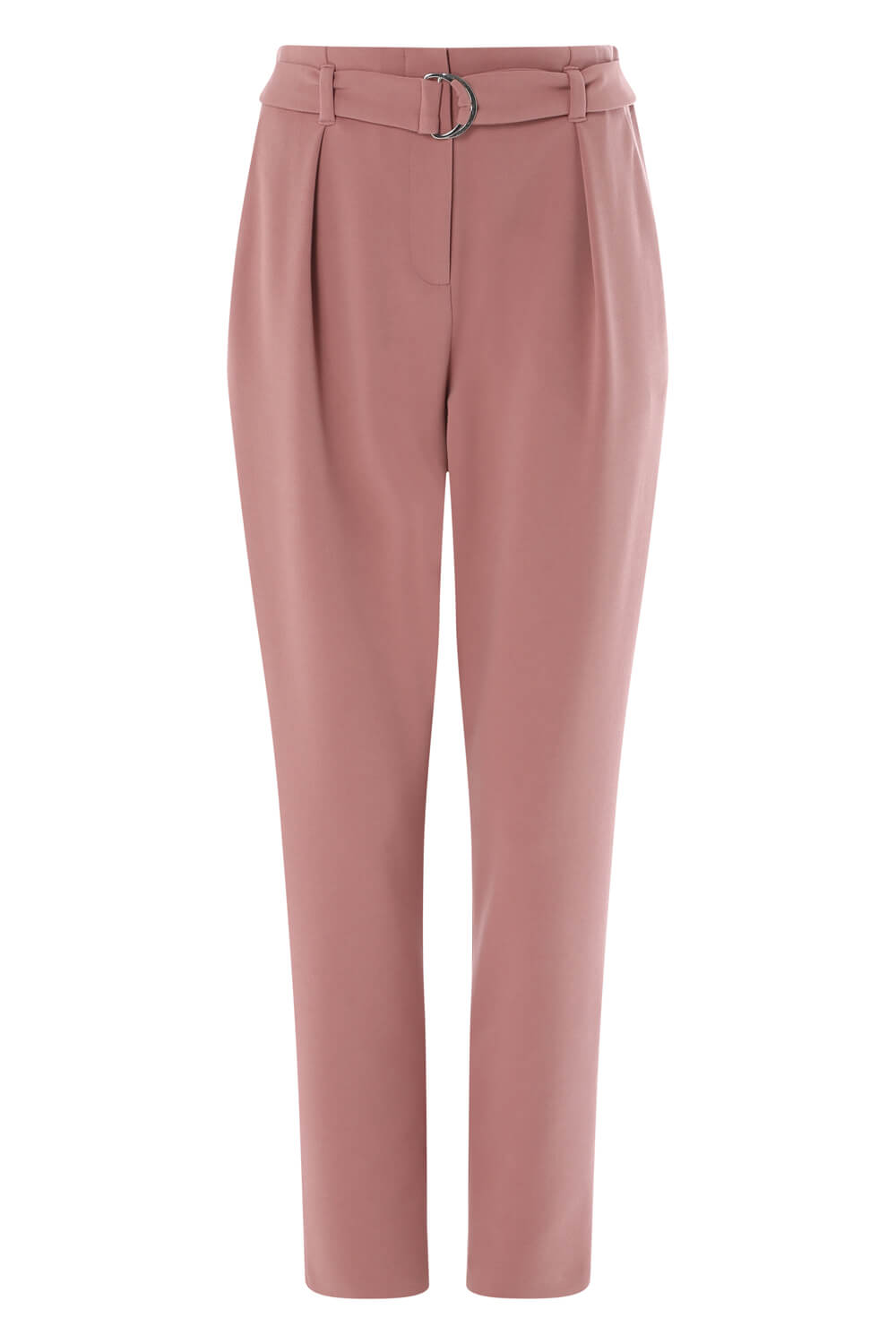 Belted Tailored Trousers in PINK - Roman Originals UK