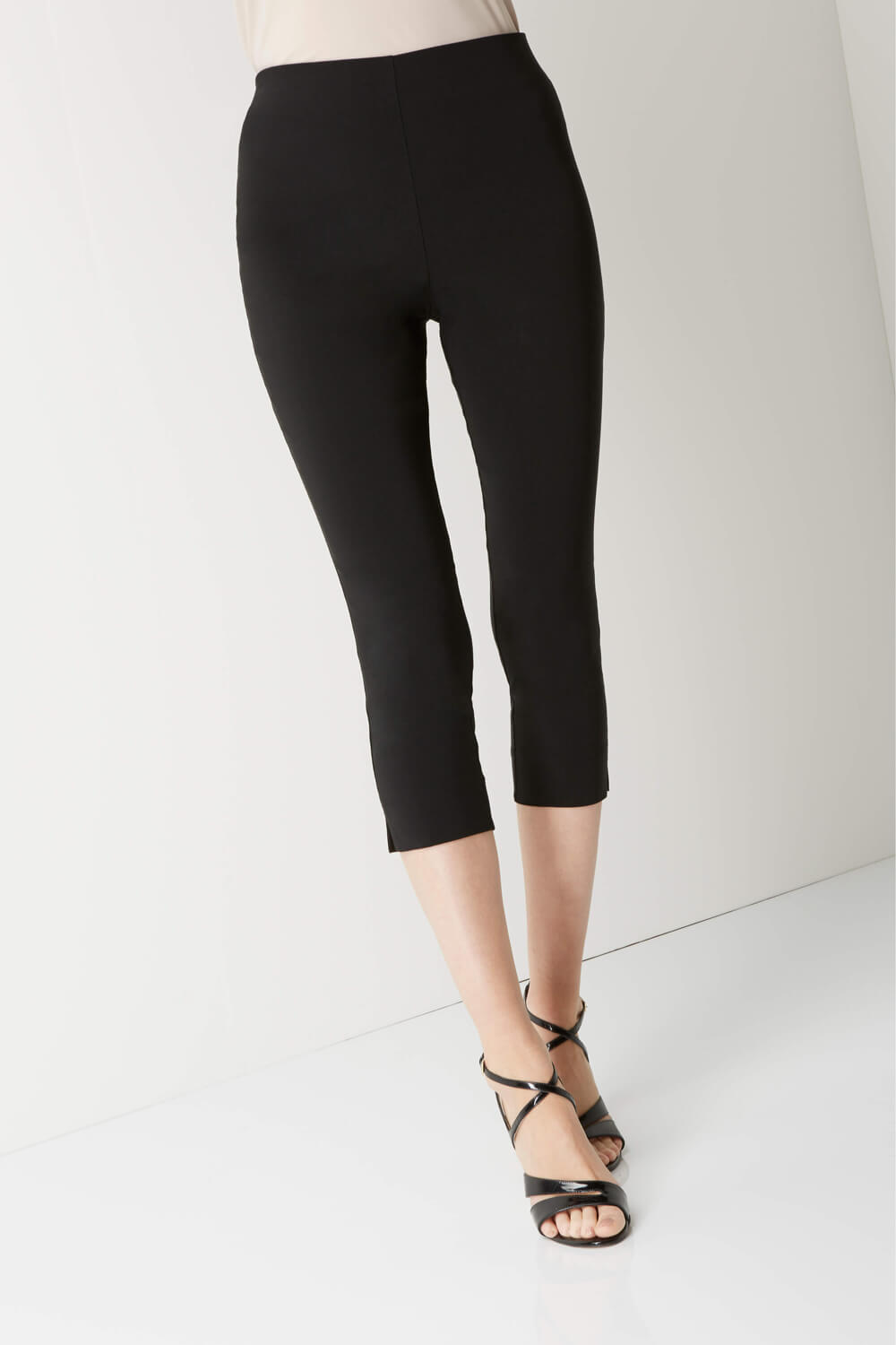 Cropped Stretch Trousers