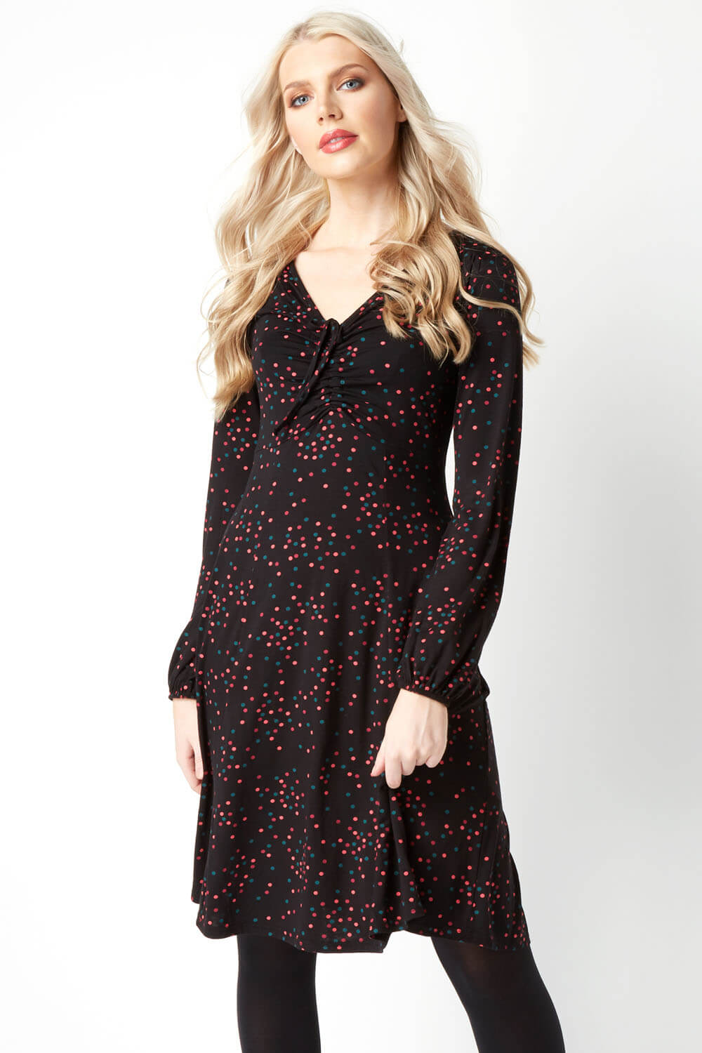 long sleeve tea dress uk