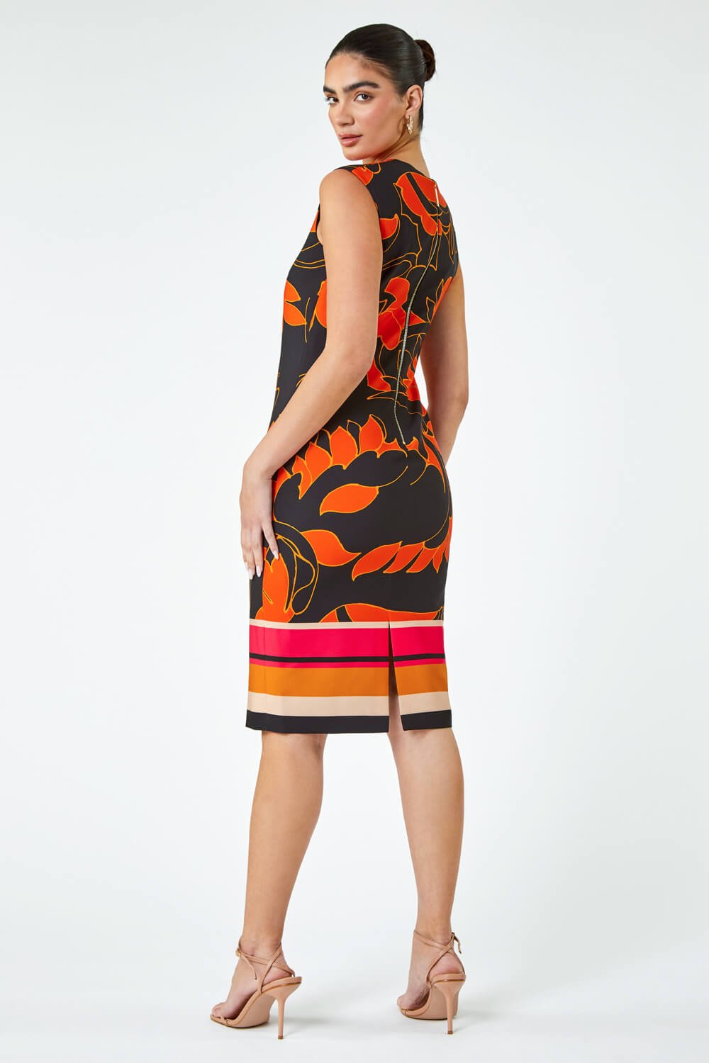 ORANGE LIMITED Floral Print Premium Stretch Dress, Image 3 of 5