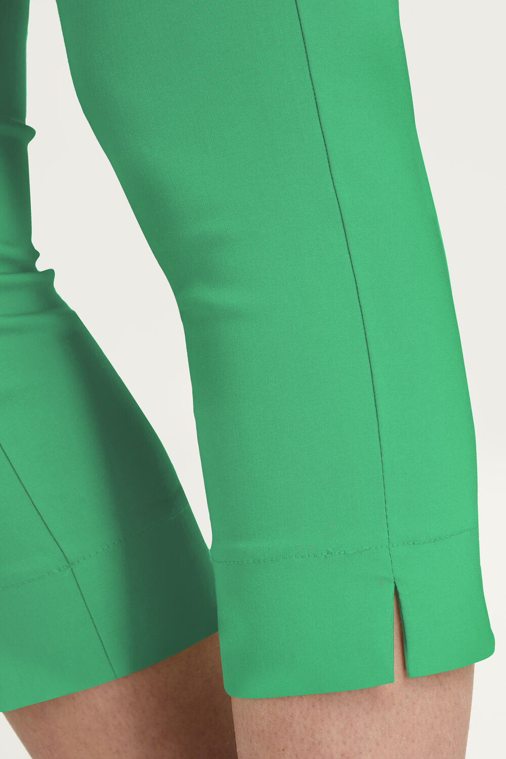 Green Cropped Stretch Trouser, Image 3 of 5