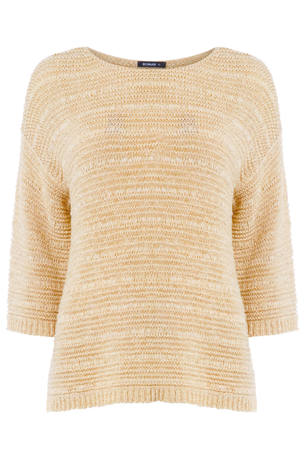 Stone Textured Tape Yarn Jumper, Image 5 of 5