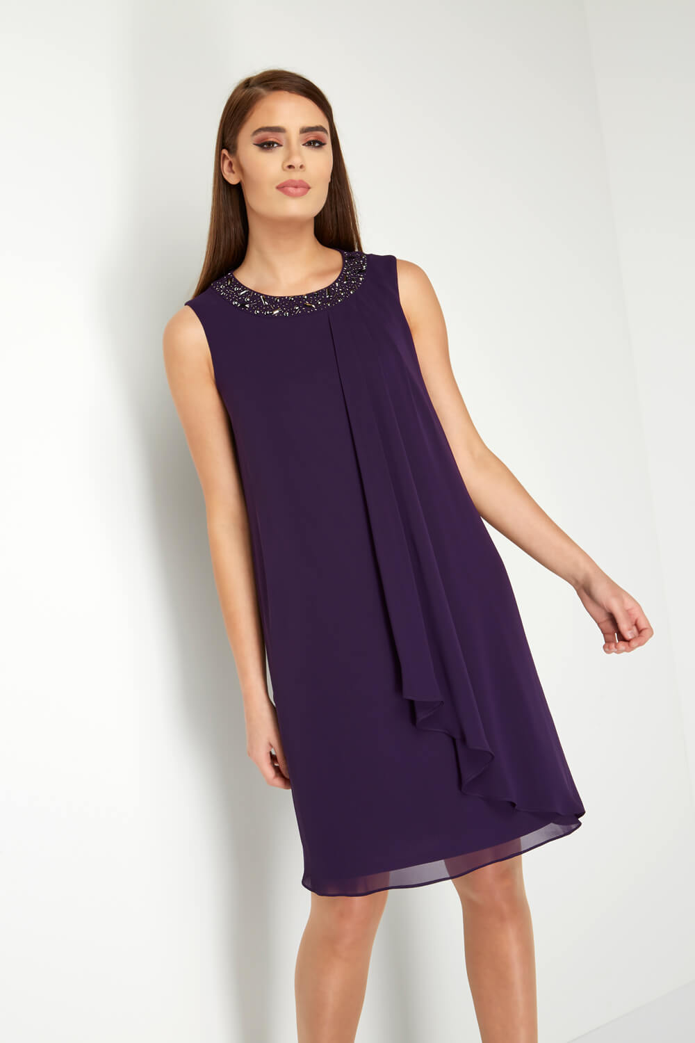 Roman originals shop purple dress