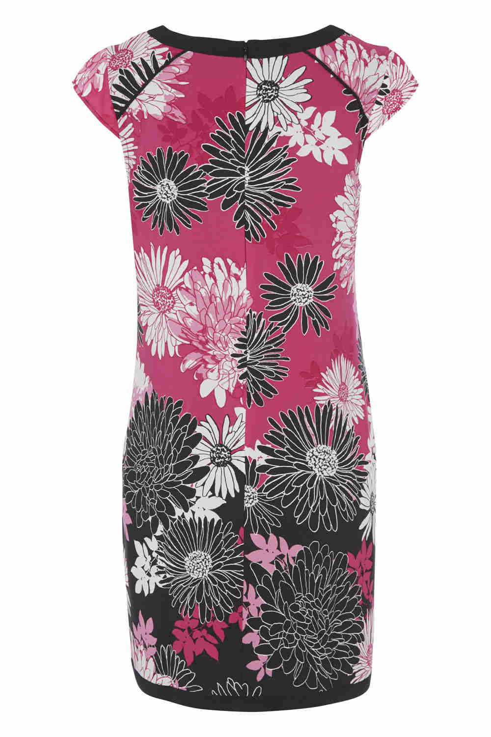 PINK Floral Print Shift Dress , Image 4 of 5