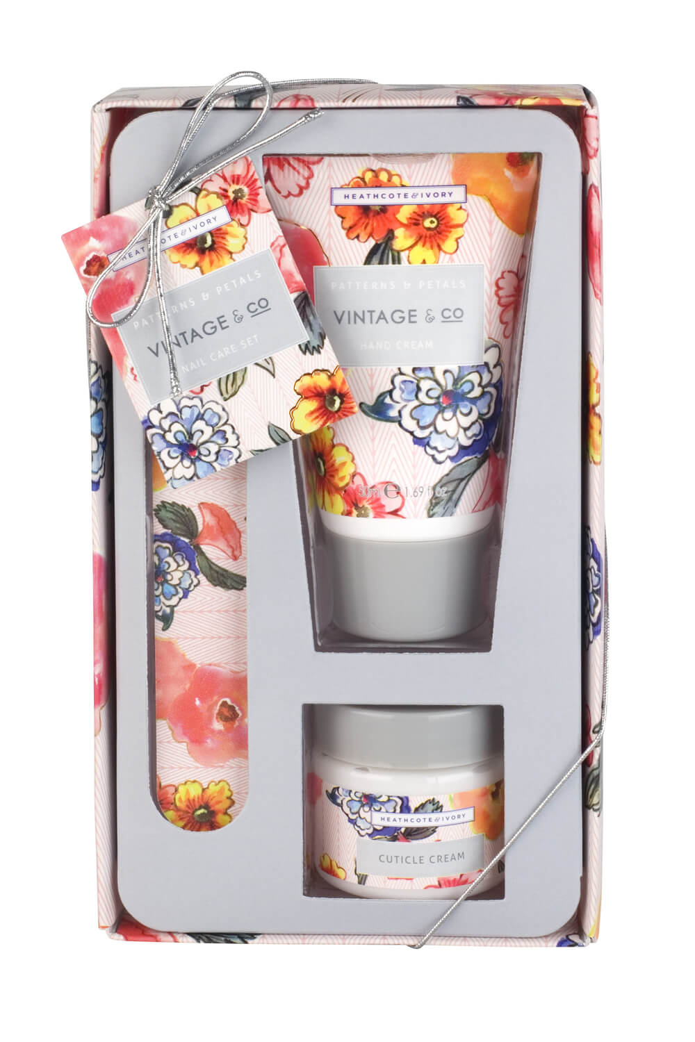 Vintage and Co Patterns and Petals Nail Care Set