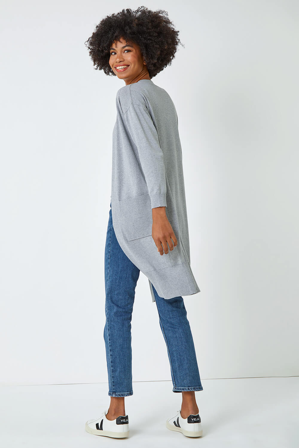 Knitted Longline Cardigan